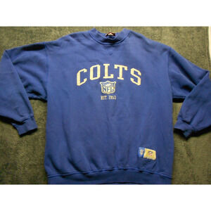 VINTAGE Indianapolis Colts Sweatshirt Mens xl-2x Blue originals Crewneck NFL Y2K